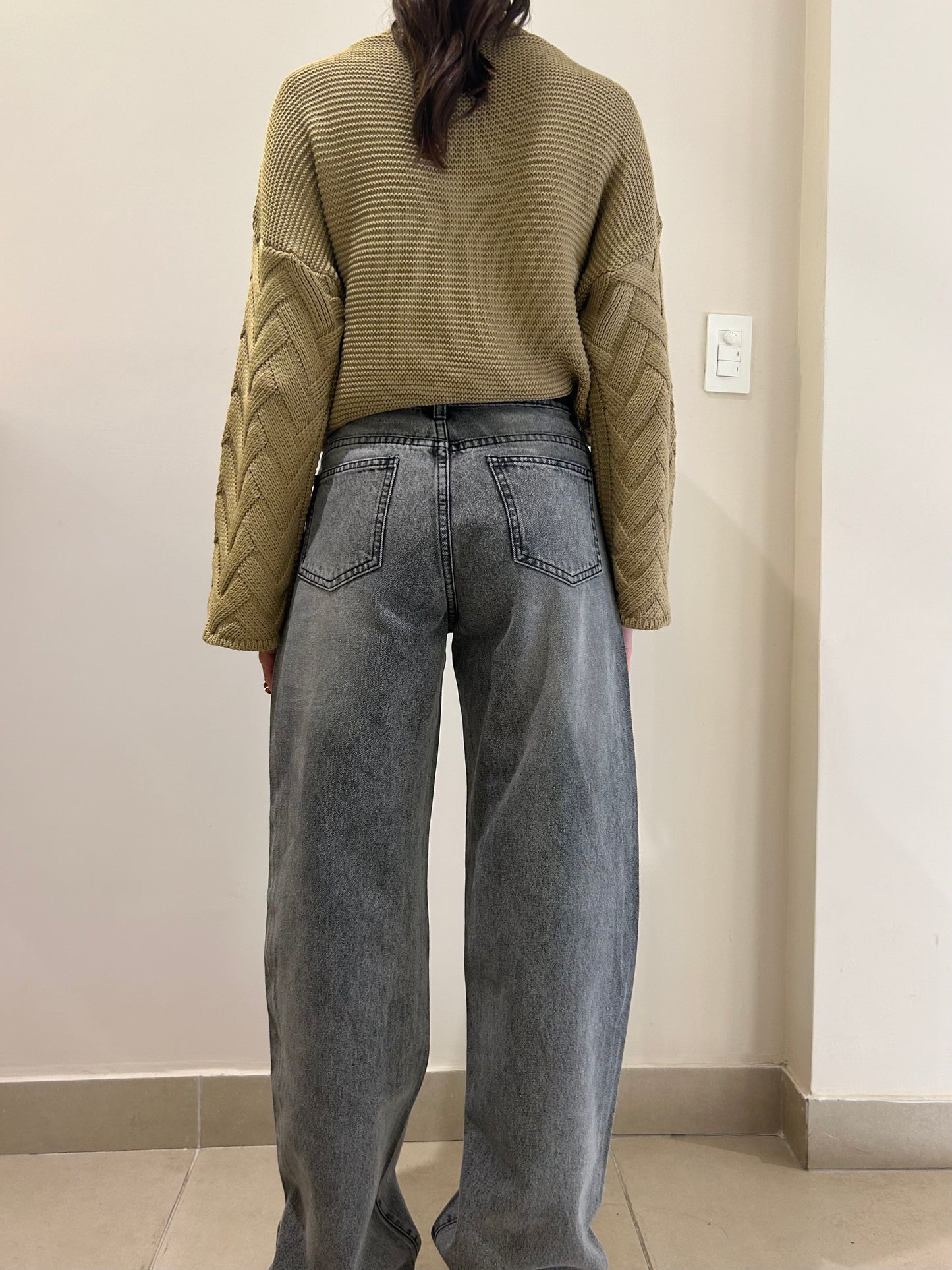 Pantalón Baggy Palermo Plomo Frosteado