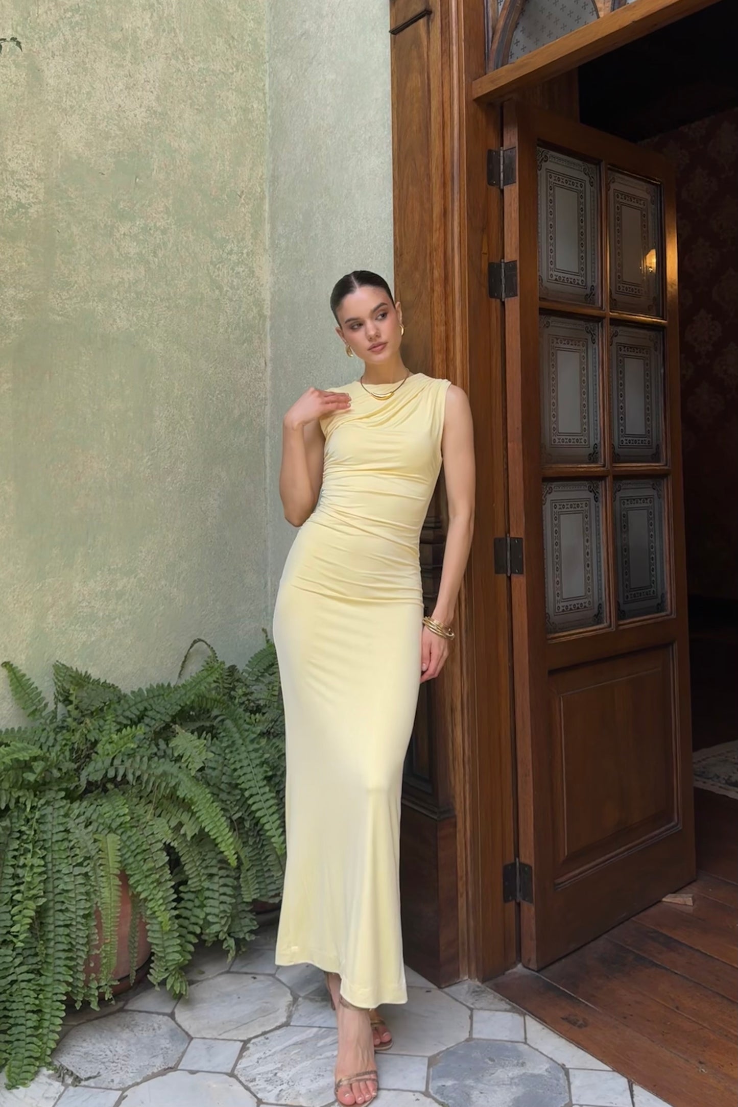 Vestido Gracia Amarillo Bebé
