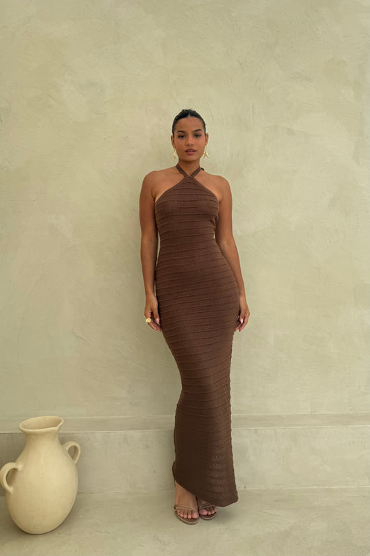 Vestido Cartagena Marron