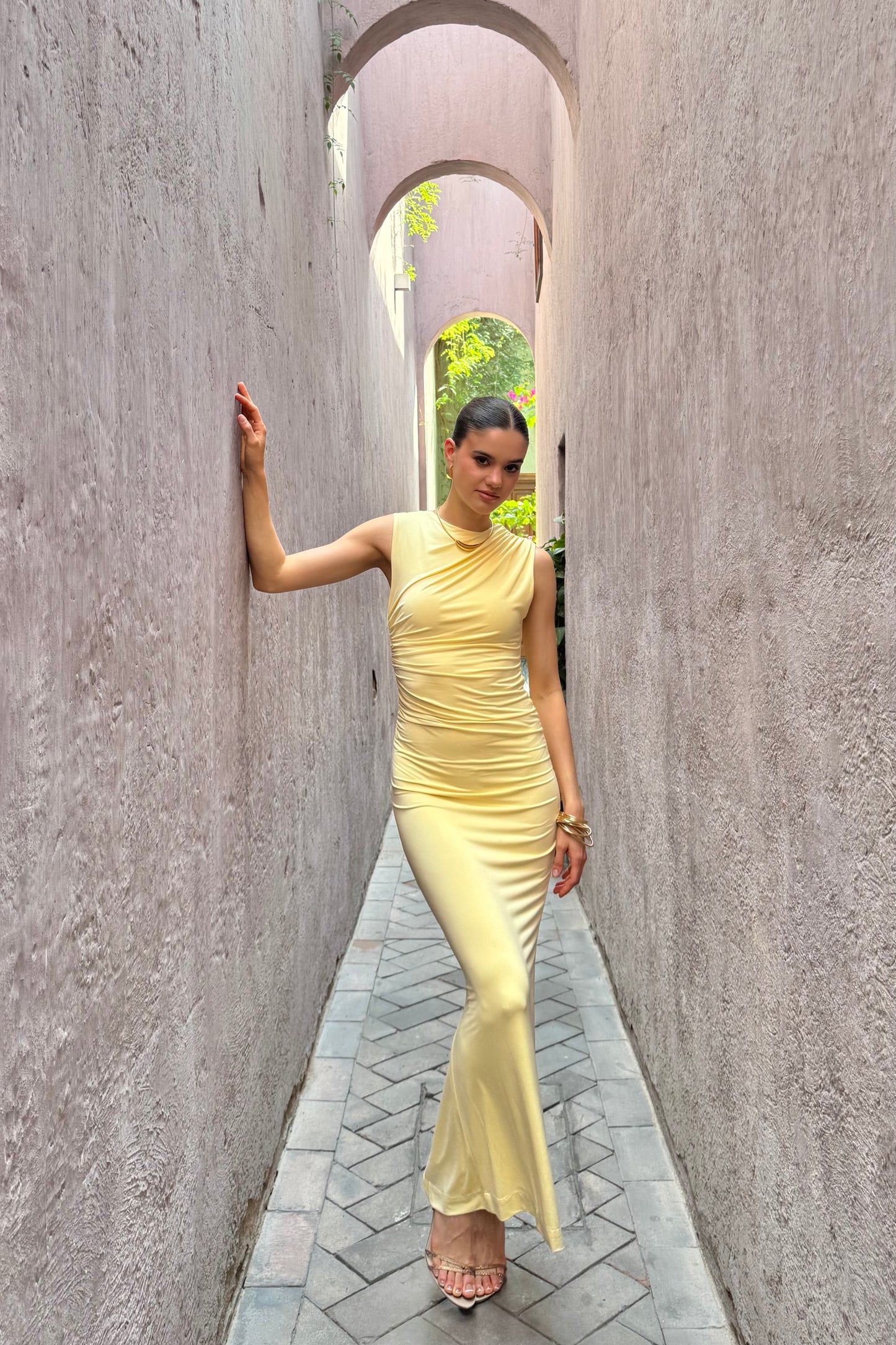 Vestido Gracia Amarillo Bebé