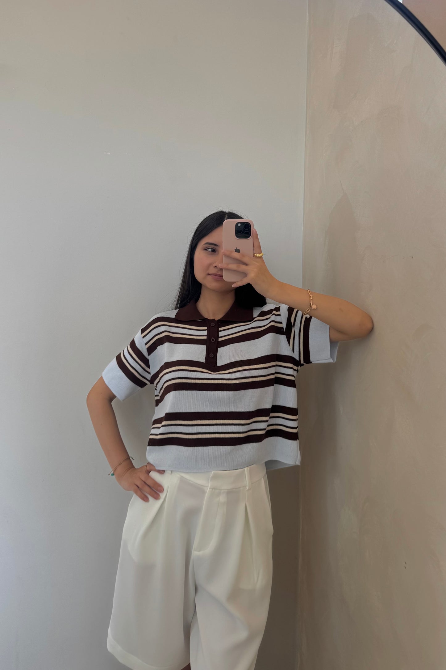 Polo Camisero Fara Celeste