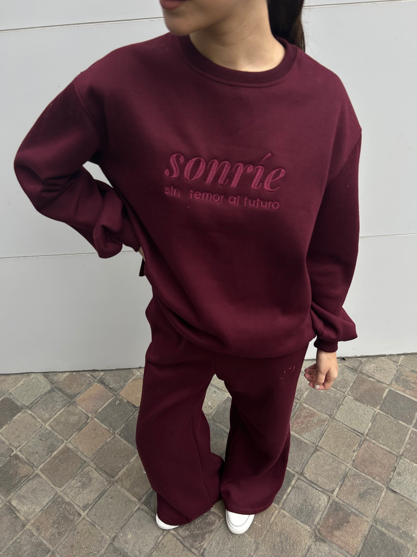 Polera Smile Burgundy