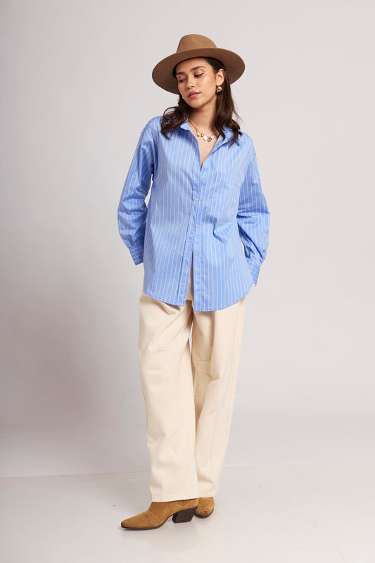 Camisa Dallas Azul Line