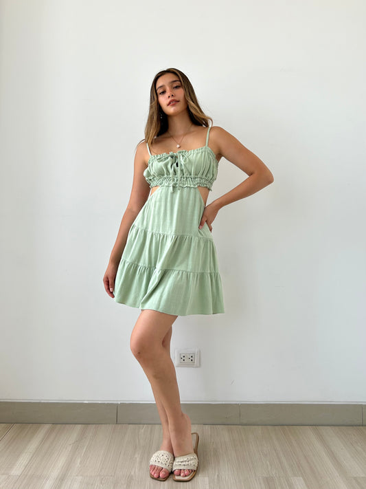 SANTORINI DRESS VERDE